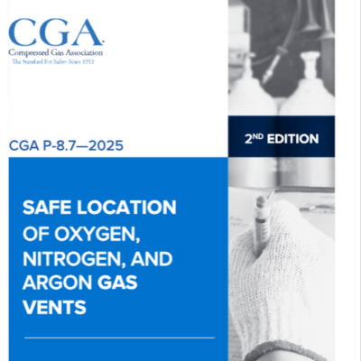 CGA P-8.7, Safe Location of Oxygen, Nitrogen, and Argon Gas Vents