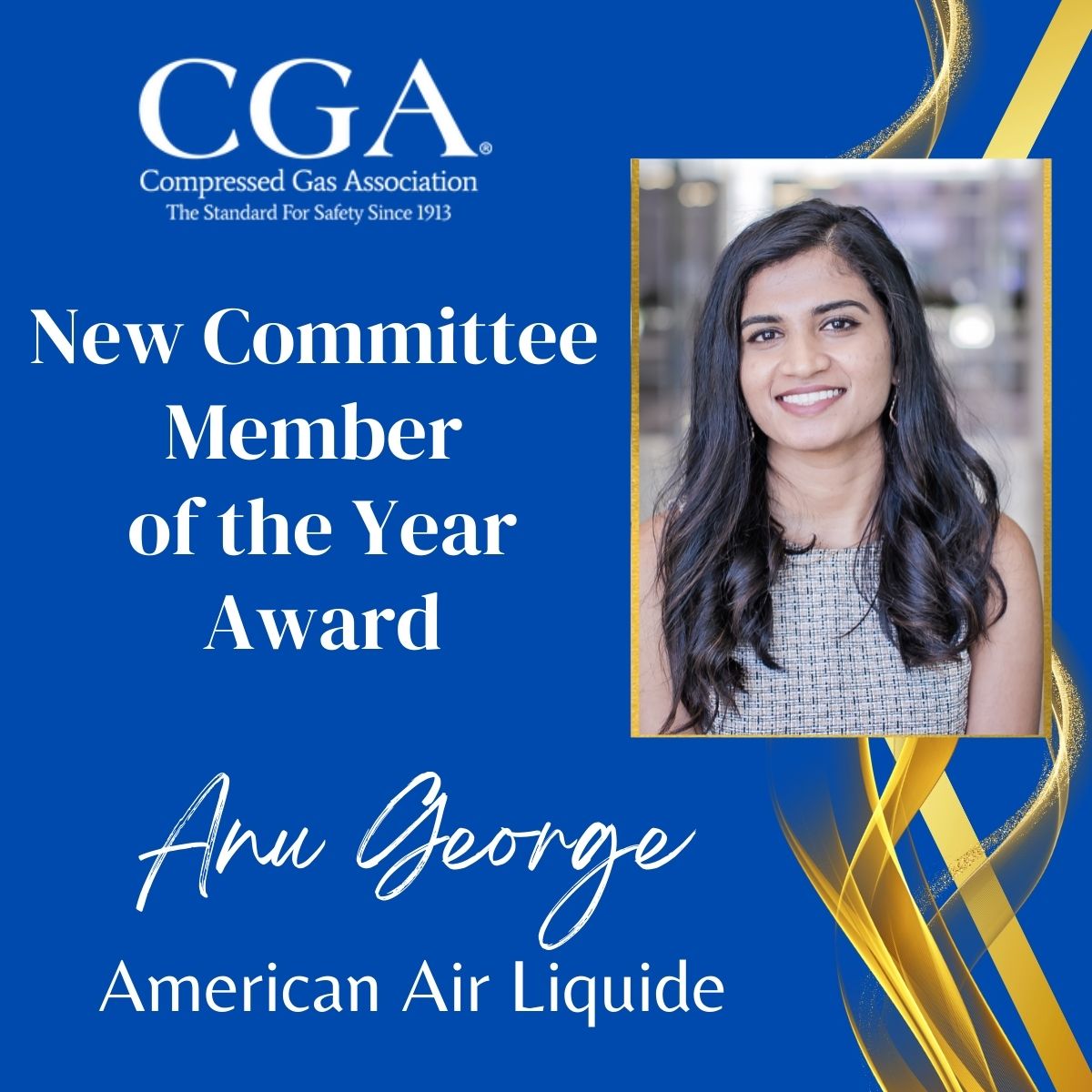 Anu George - New Committee Member of the Year